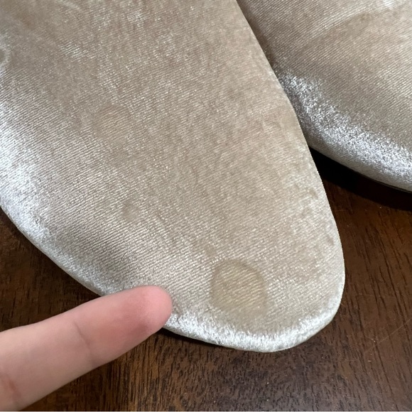 Birdies The Phoebe Cream Faux Fur Slip On Slide Mule Size 8.5 - Picture 7 of 11